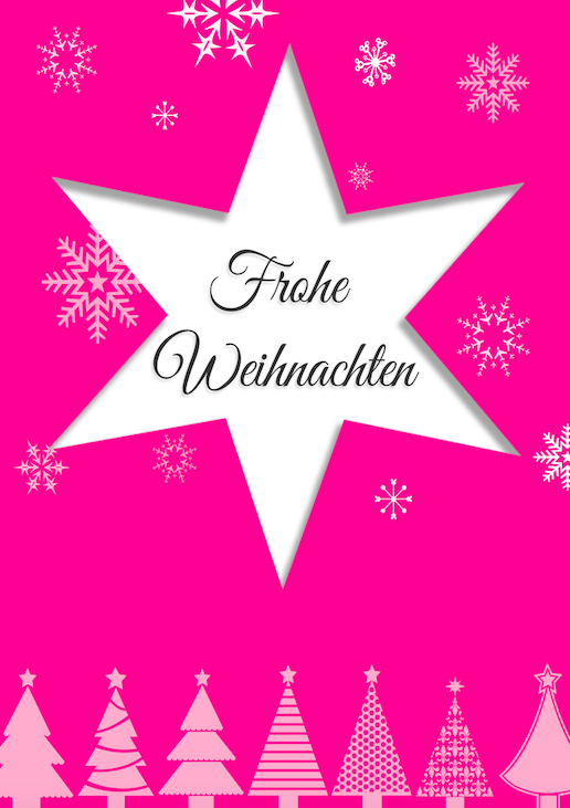 Weihnachtskarte Entwurf Logop&auml;die R&ouml;der